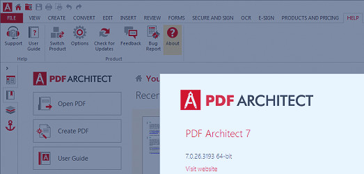 How to find my installed PDF Architect version? - PDF Architect English -  pdfforge forums